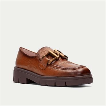 Hispanitas Hamburgo Chunky Link Loafer - Cognac Leather